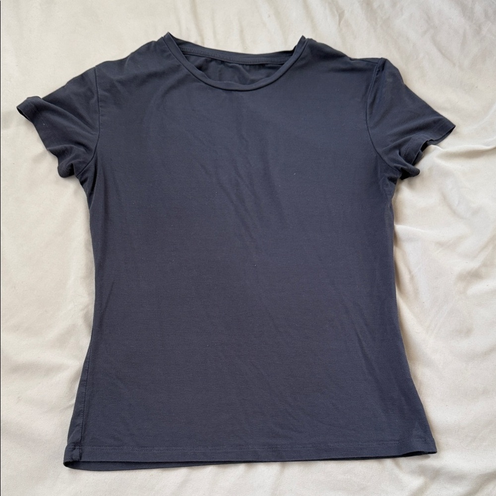 Elegant Charcoal Women's Short Sleeve Tee